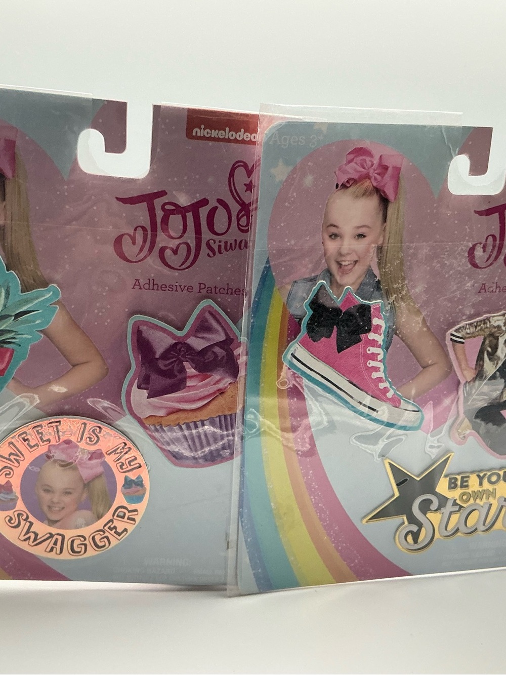 JoJo Siwa Pink Rainbow Adhesive Patch Pack
